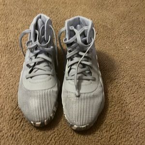 Grey adidas shoes